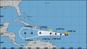 EU alerta a Puerto Rico e Islas Vírgenes por onda tropical