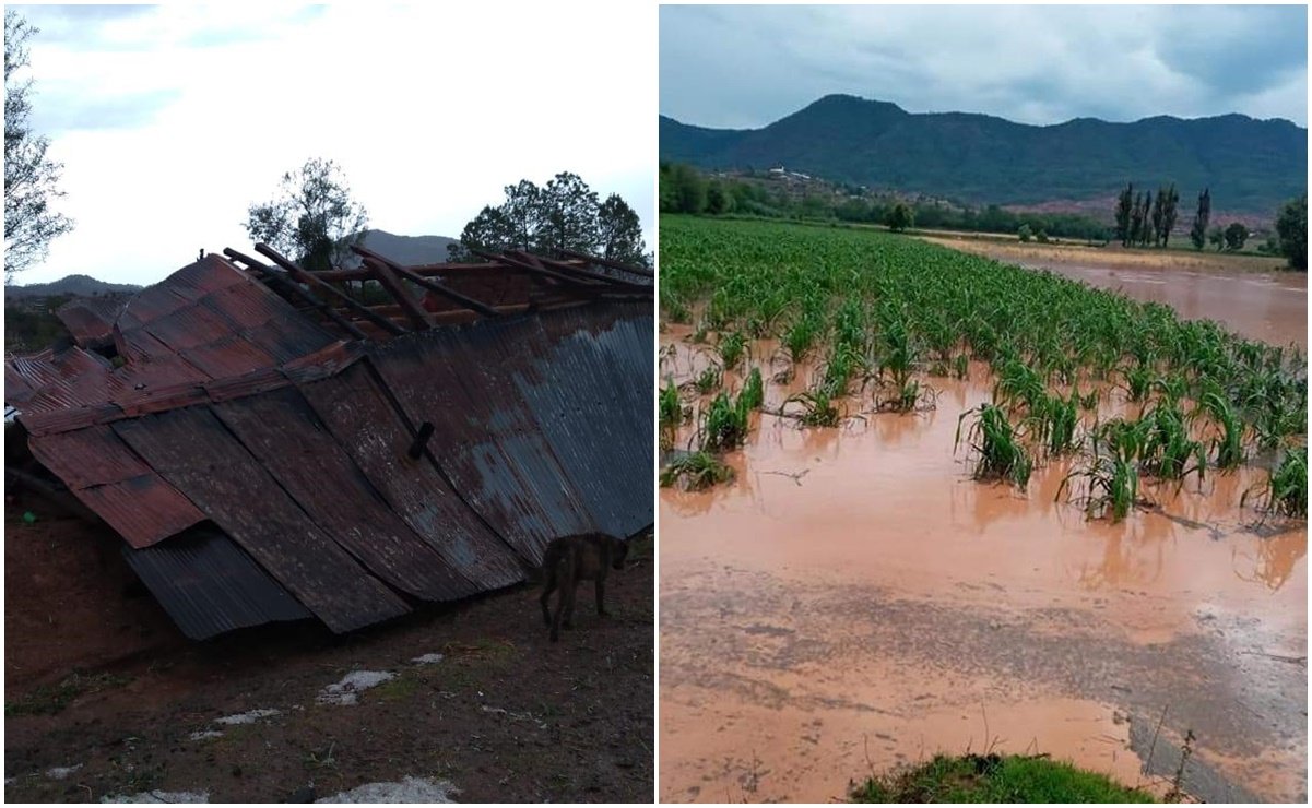 Fuertes lluvias dejan dos muertos en Oaxaca