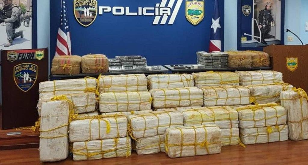 Incautan cocaína valorada en 18.2 millones de dólares en sur de Puerto Rico