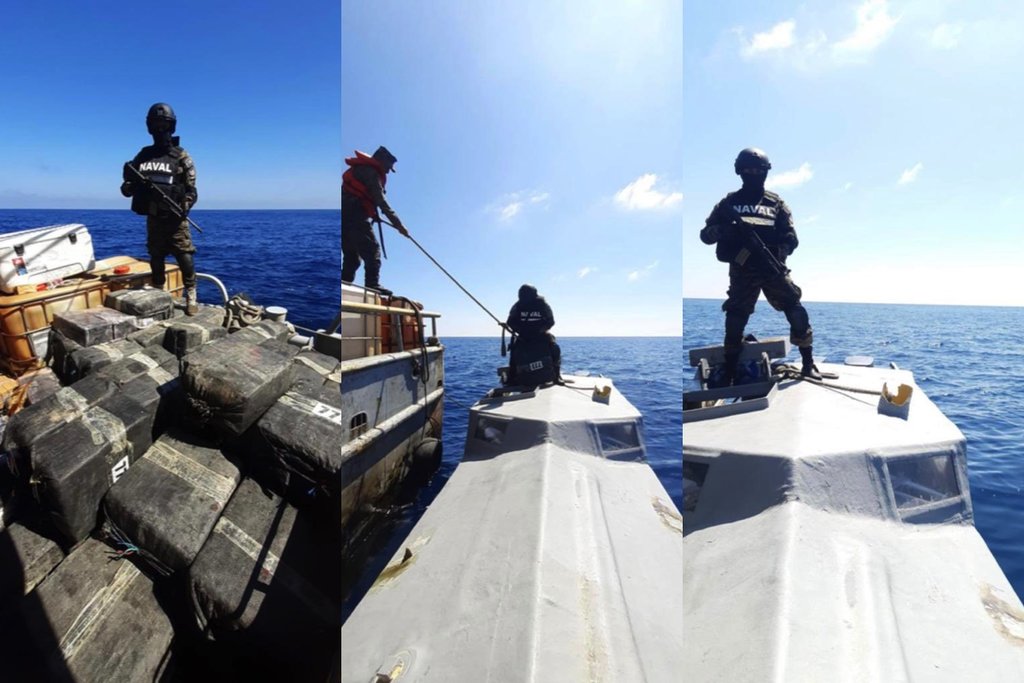 El Salvador incauta cargamento de más de 4 toneladas de cocaína en el mar