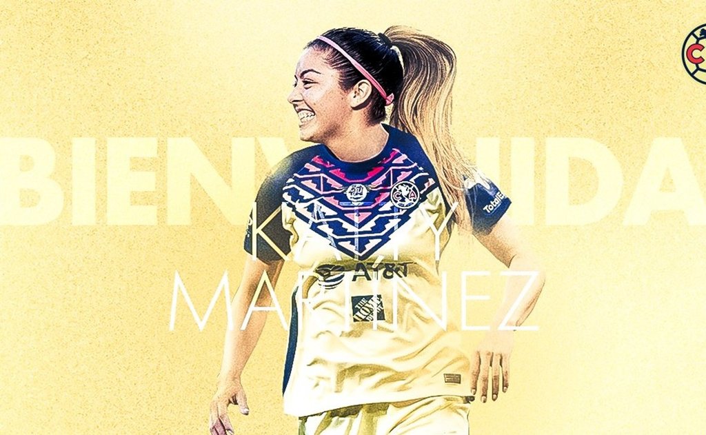 Katty Martínez es nueva futbolista del América Femenil