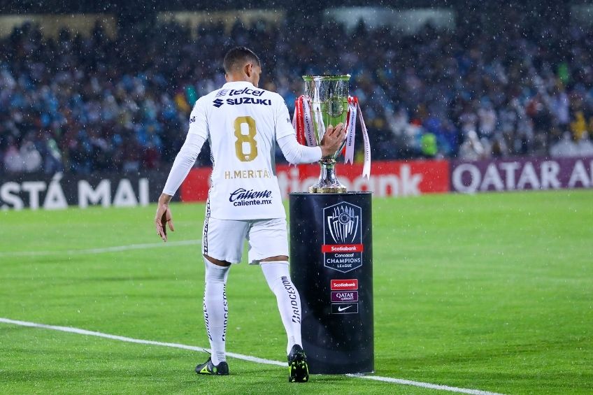 Pumas: Meritao tocó la copa previo a al final de la Concachampions