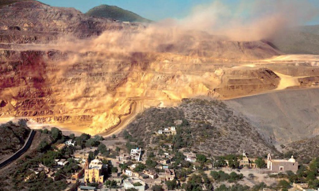 Clausuran minera San Xavier en Cerro de San Pedro, SLP