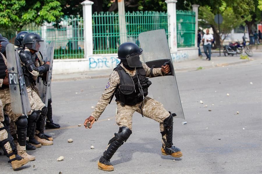 Protestas contra el presidente de Haití