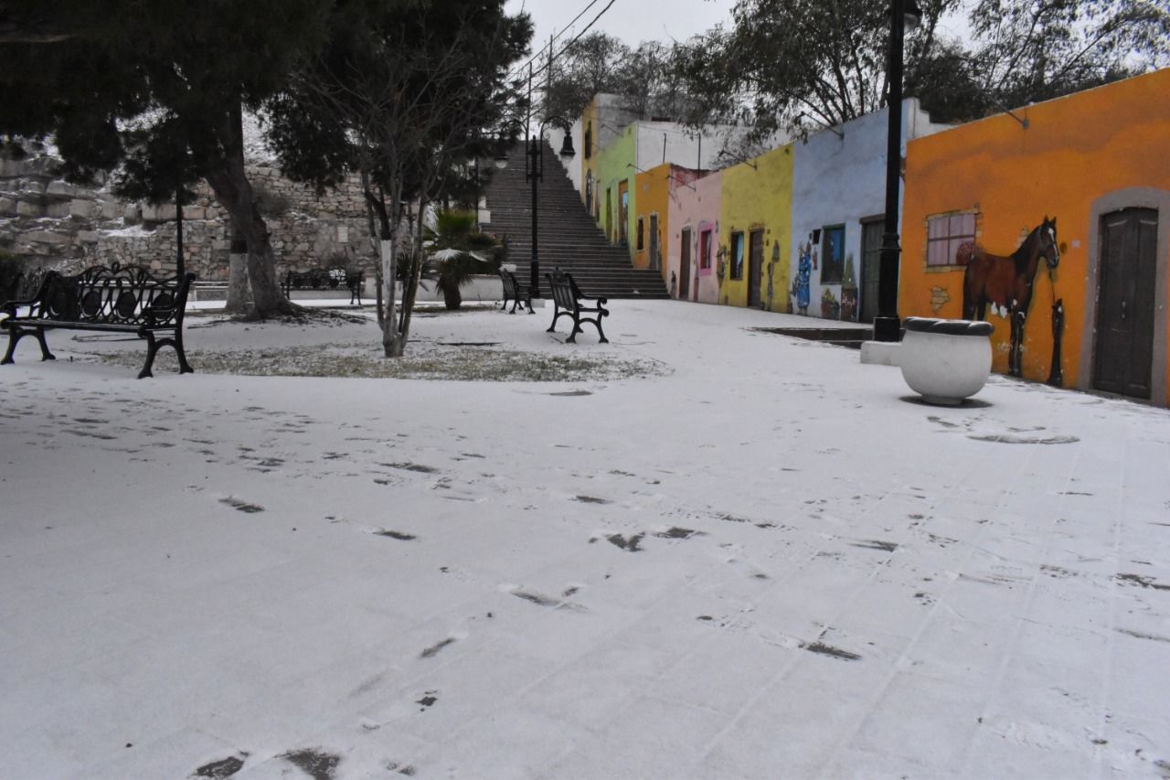 Nieve y caos se viven en Monclova