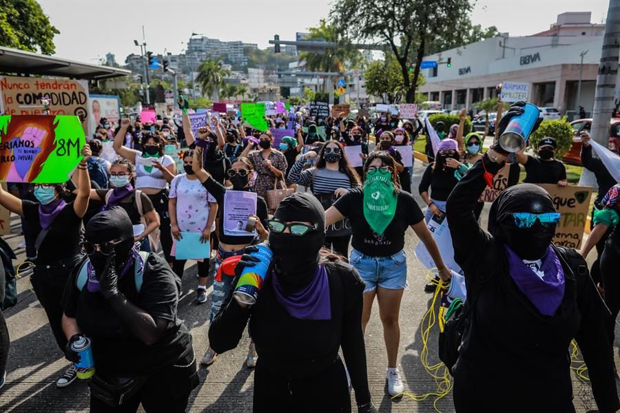 8M: Protestas por el Día Internacional de la Mujer