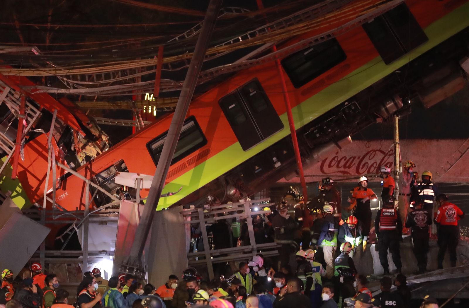 colapso del metro en CDMX 