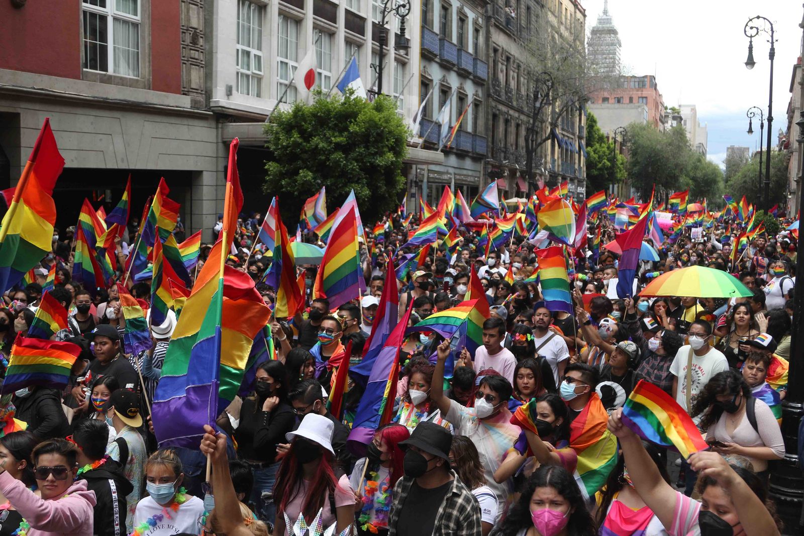 Marcha LGBTTTIQ+ en CDMX