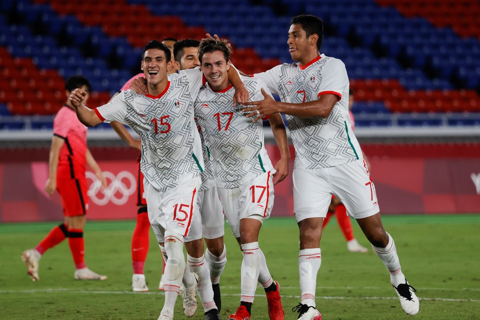 México aplasta 6-3 a Corea del Sur y avanza a semifinales del futbol varonil en Tokio 2020