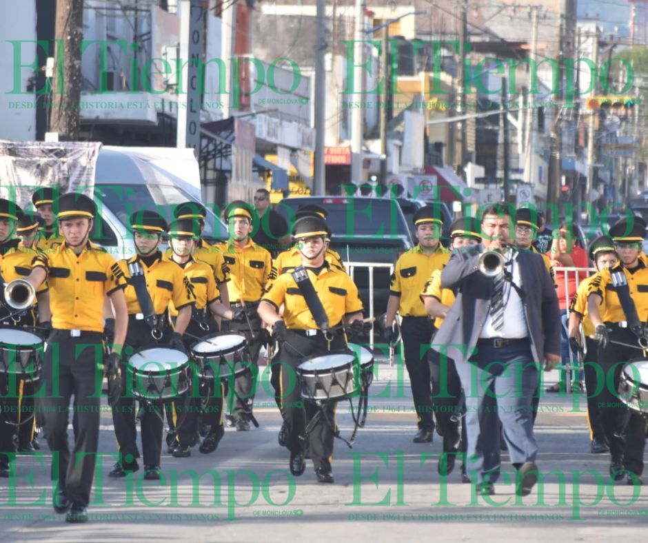 Institutos educativos realizan el tan esperado desfile del 16 de septiembre en Monclova 