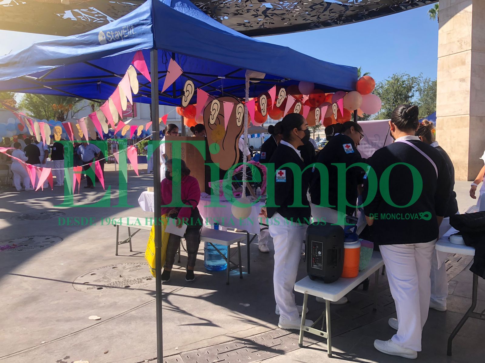 Feria de la Salud en Plaza Principal de Monclova