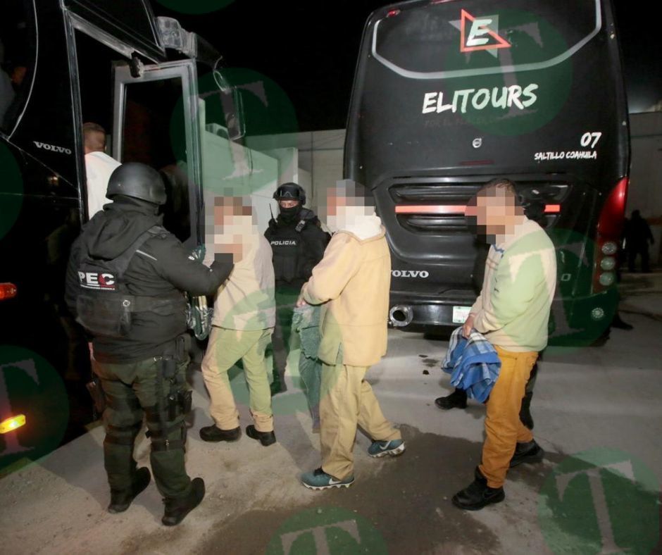 150 reos son trasladados a Monclova para descongestionar penales