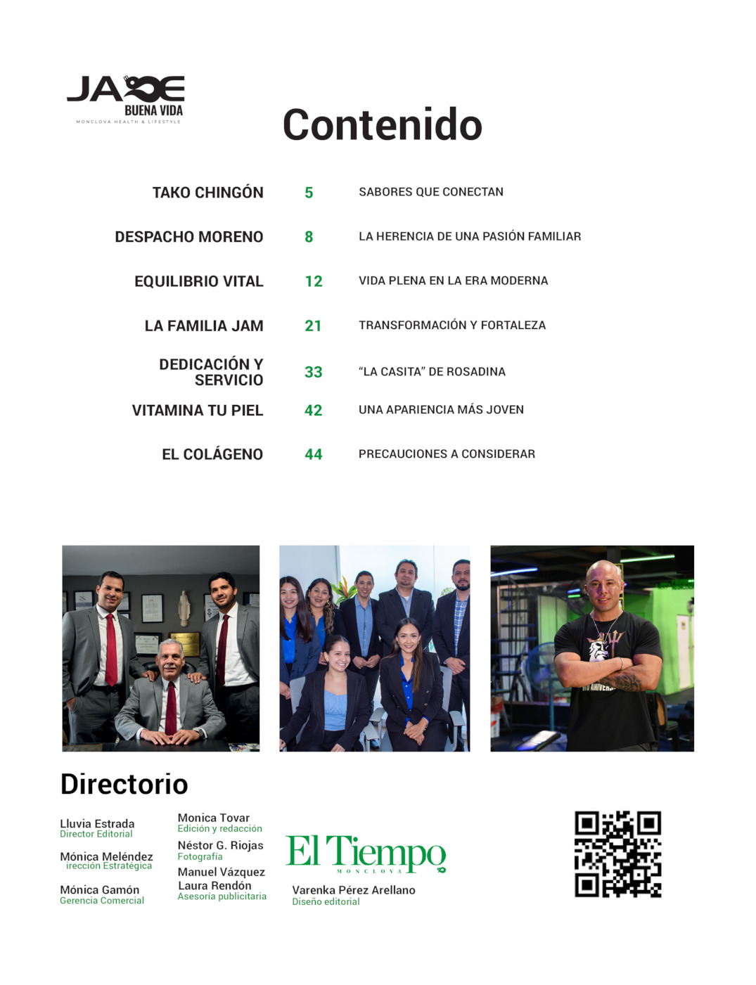 REVISTA JADE BUENA VIDA PERIODICO EL TIEMPO DE MONCLOVA