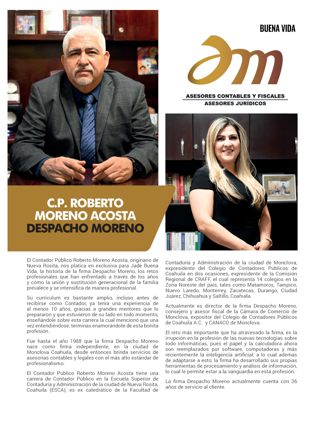 REVISTA JADE BUENA VIDA PERIODICO EL TIEMPO DE MONCLOVA