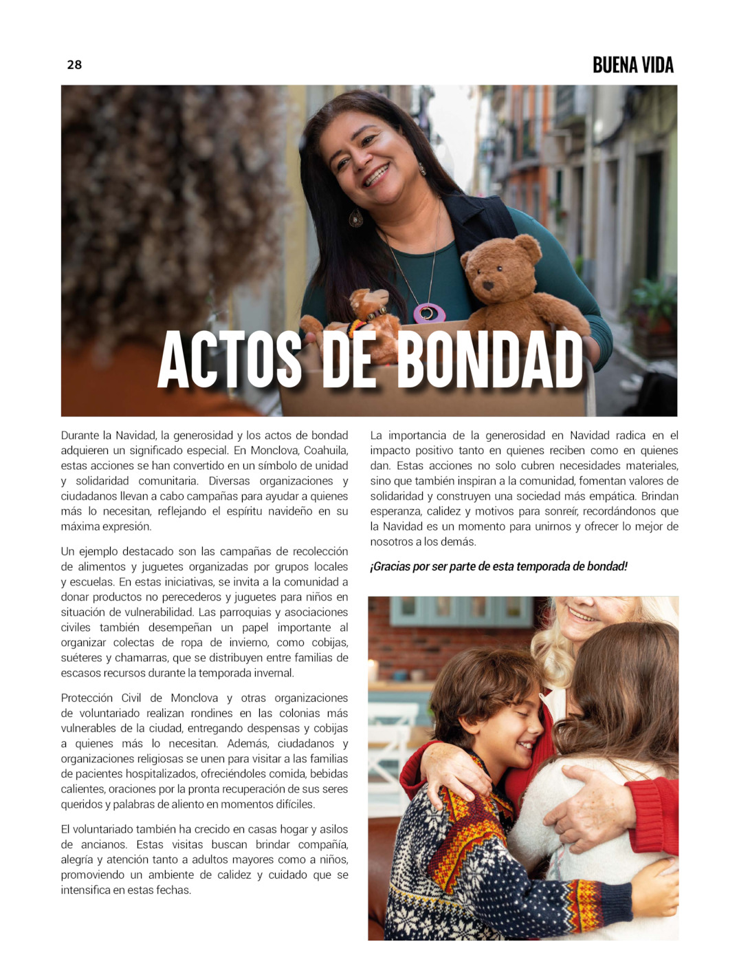 REVISTA JADE BUENA VIDA PERIÓDICO EL TIEMPO DE MONCLOVA