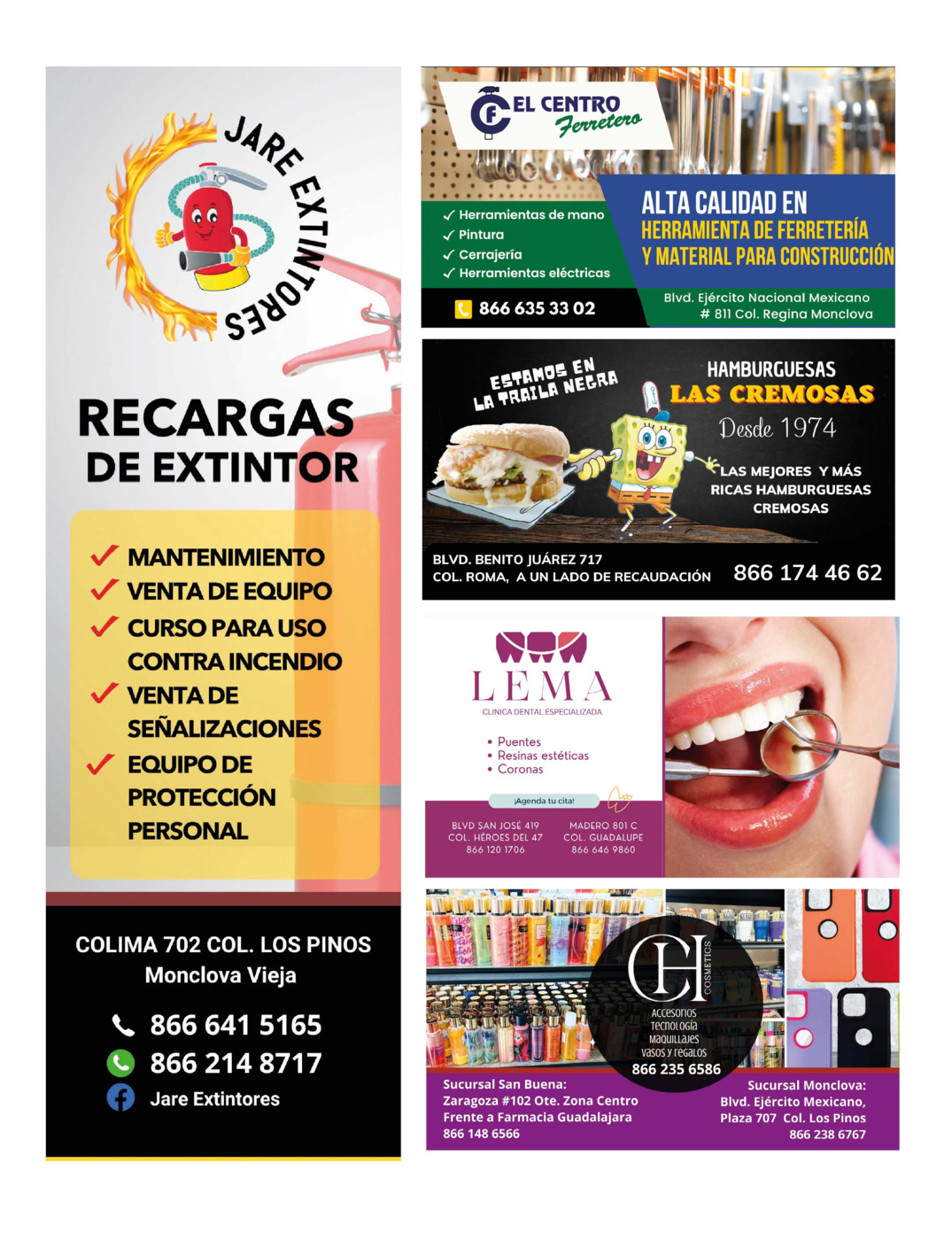 REVISTA JADE BUENA VIDA PERIÓDICO EL TIEMPO DE MONCLOVA